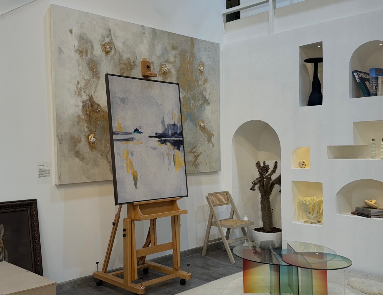 Installation view of the current exhibition